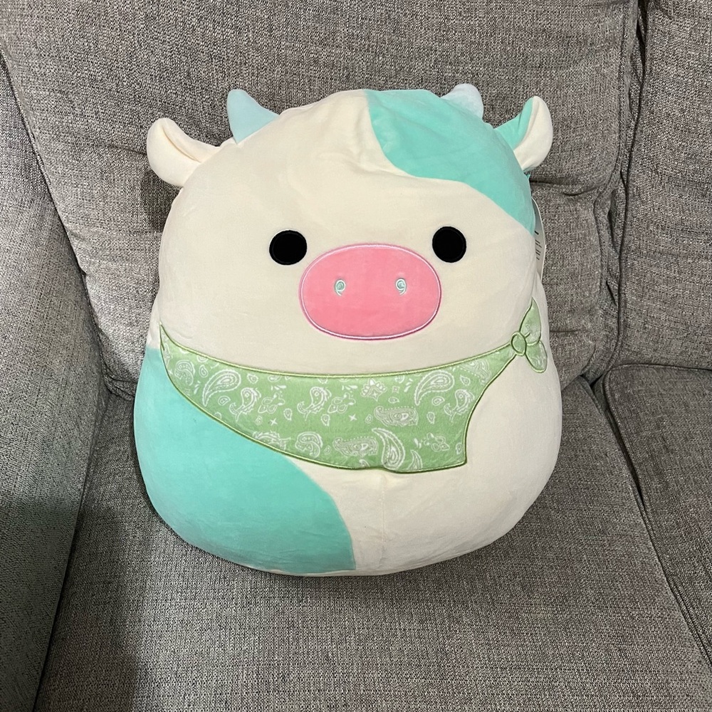16 inch Belana the Cow with bandana Squishmallow
